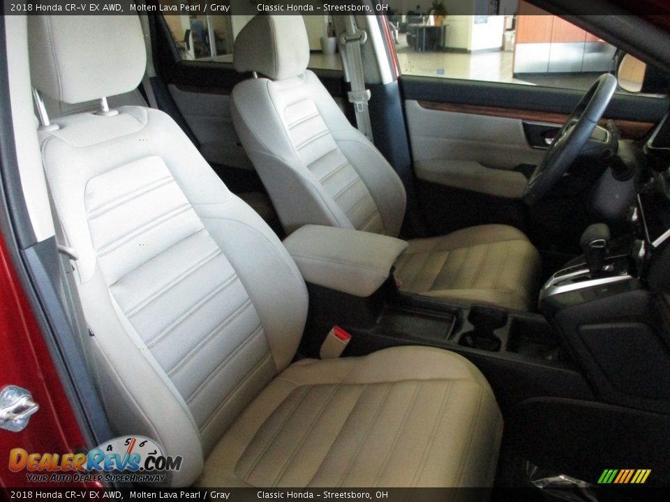 2018 Honda CR-V EX AWD Molten Lava Pearl / Gray Photo #16