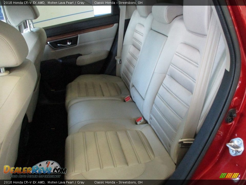 2018 Honda CR-V EX AWD Molten Lava Pearl / Gray Photo #20