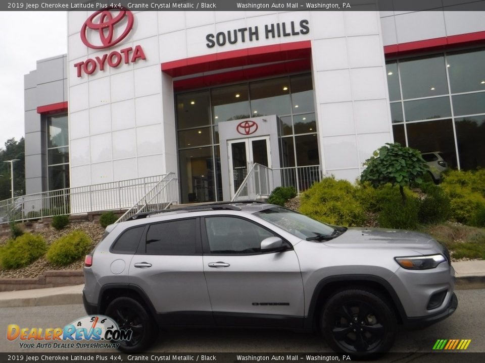 2019 Jeep Cherokee Latitude Plus 4x4 Granite Crystal Metallic / Black Photo #2