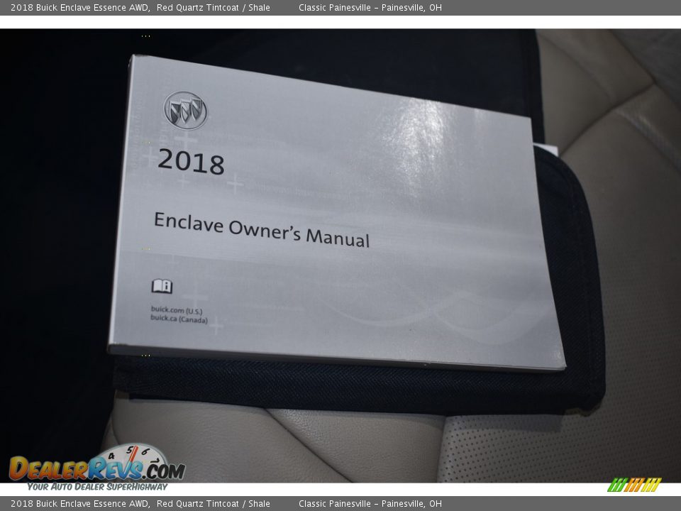 2018 Buick Enclave Essence AWD Red Quartz Tintcoat / Shale Photo #15