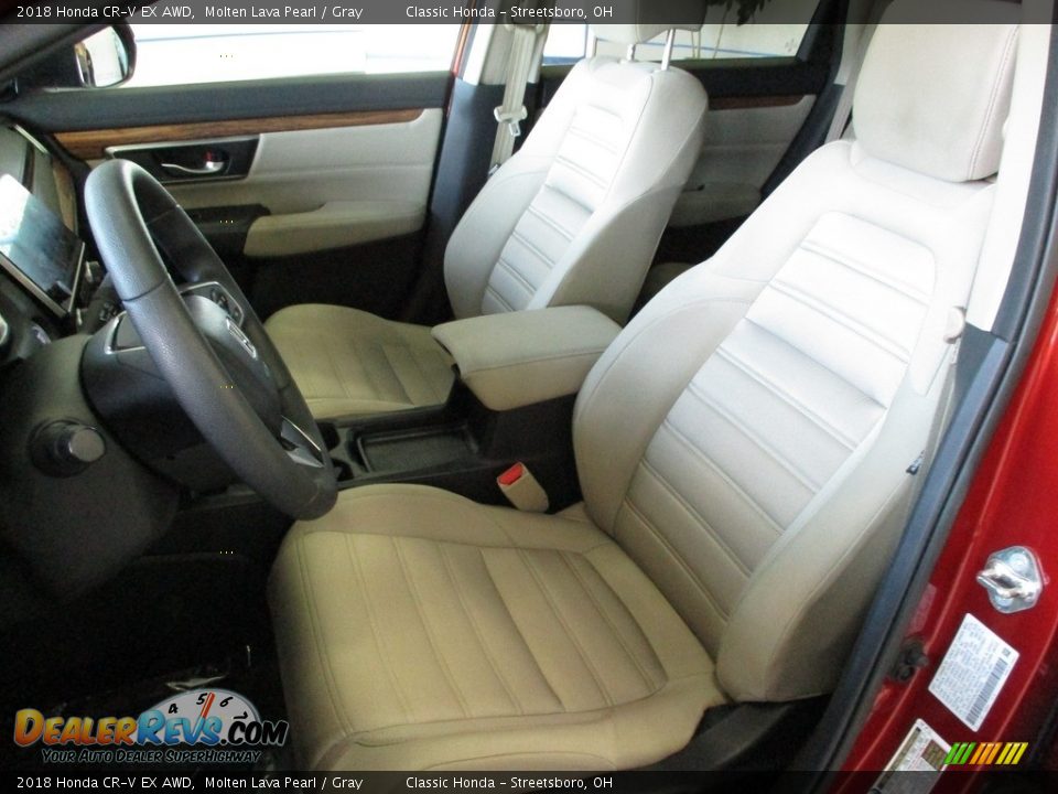 2018 Honda CR-V EX AWD Molten Lava Pearl / Gray Photo #23