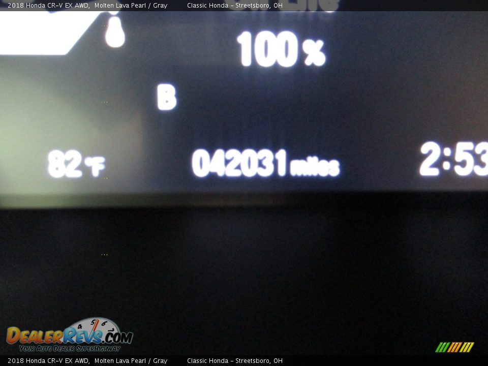 2018 Honda CR-V EX AWD Molten Lava Pearl / Gray Photo #24