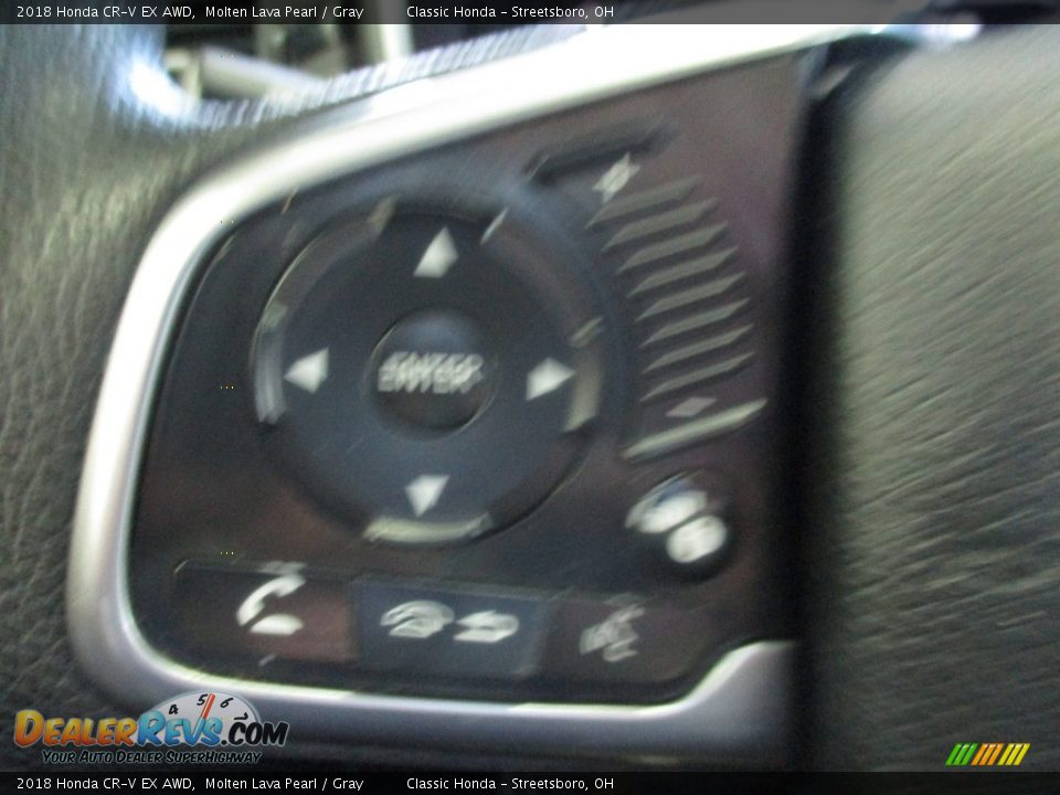 2018 Honda CR-V EX AWD Molten Lava Pearl / Gray Photo #27