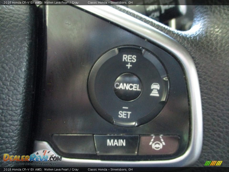 2018 Honda CR-V EX AWD Molten Lava Pearl / Gray Photo #29