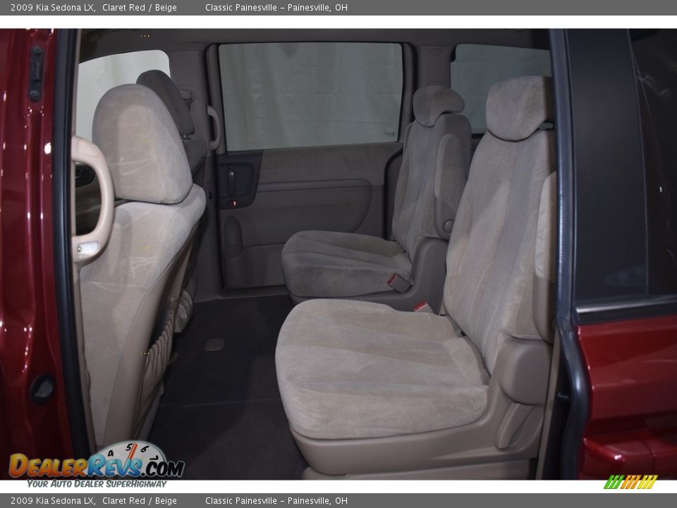 2009 Kia Sedona LX Claret Red / Beige Photo #7