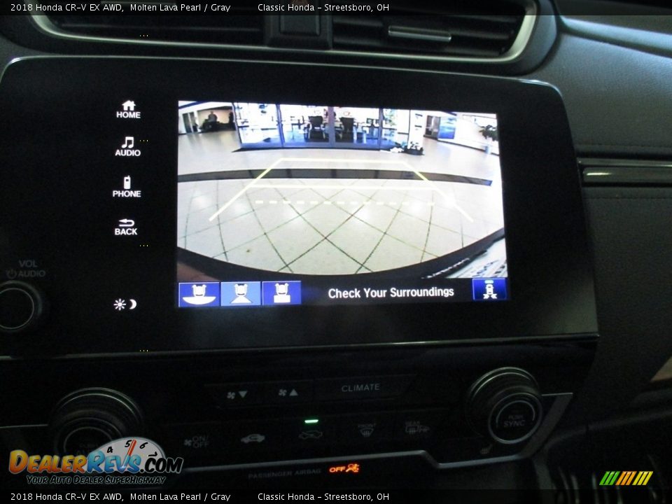 2018 Honda CR-V EX AWD Molten Lava Pearl / Gray Photo #30