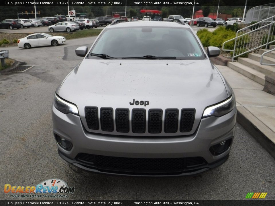 2019 Jeep Cherokee Latitude Plus 4x4 Granite Crystal Metallic / Black Photo #10