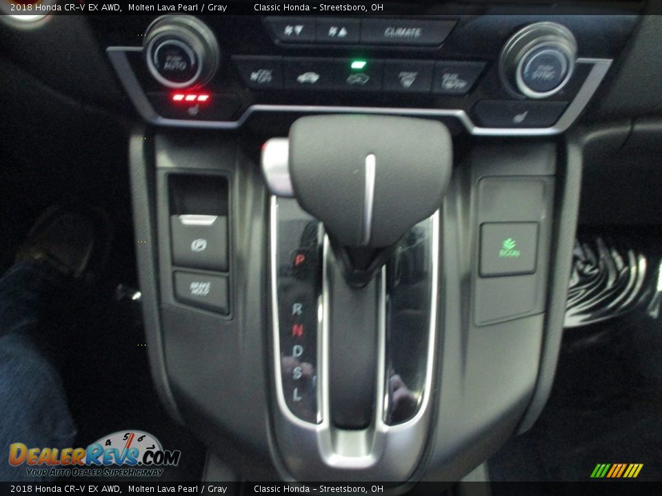 2018 Honda CR-V EX AWD Molten Lava Pearl / Gray Photo #33