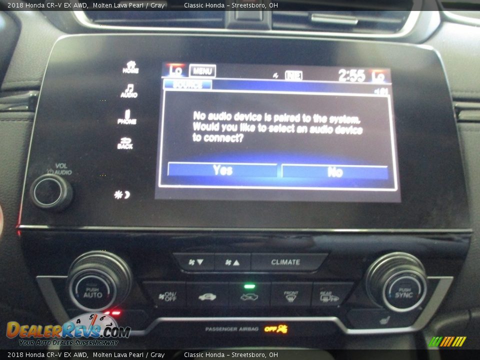 2018 Honda CR-V EX AWD Molten Lava Pearl / Gray Photo #34