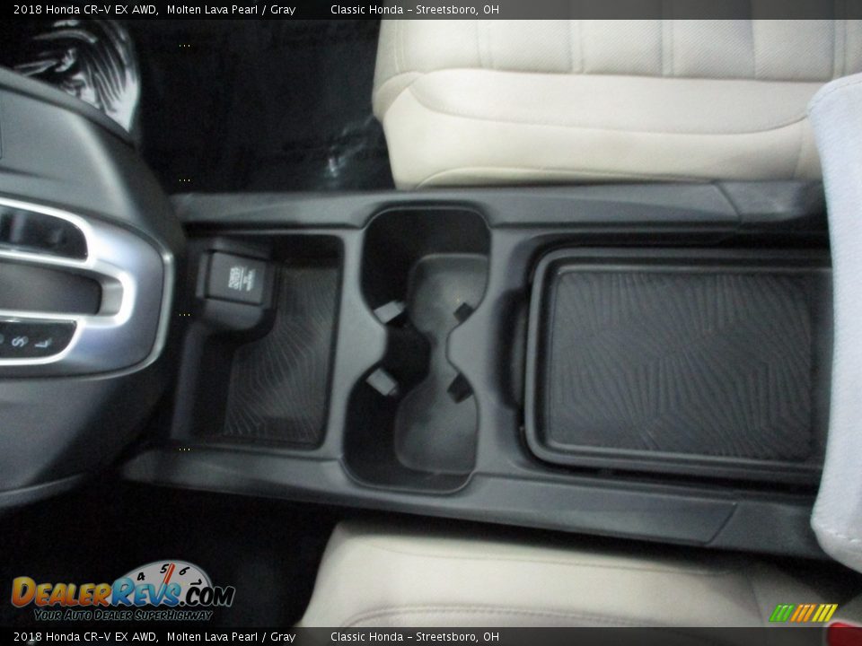 2018 Honda CR-V EX AWD Molten Lava Pearl / Gray Photo #35