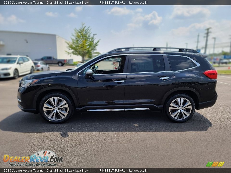 2019 Subaru Ascent Touring Crystal Black Silica / Java Brown Photo #18