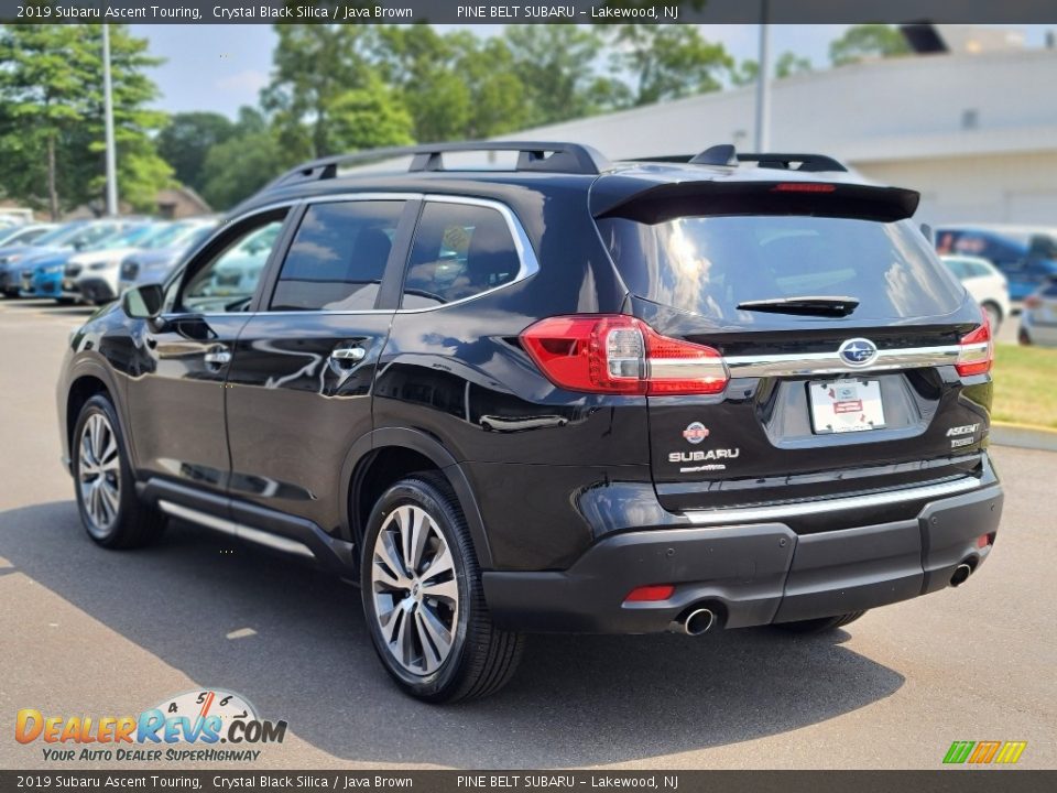 2019 Subaru Ascent Touring Crystal Black Silica / Java Brown Photo #19