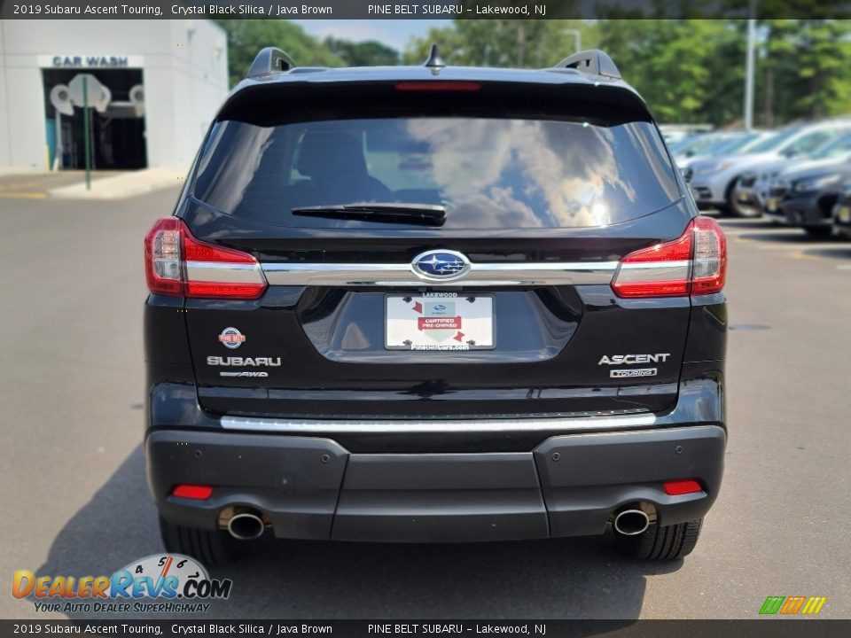 2019 Subaru Ascent Touring Crystal Black Silica / Java Brown Photo #20