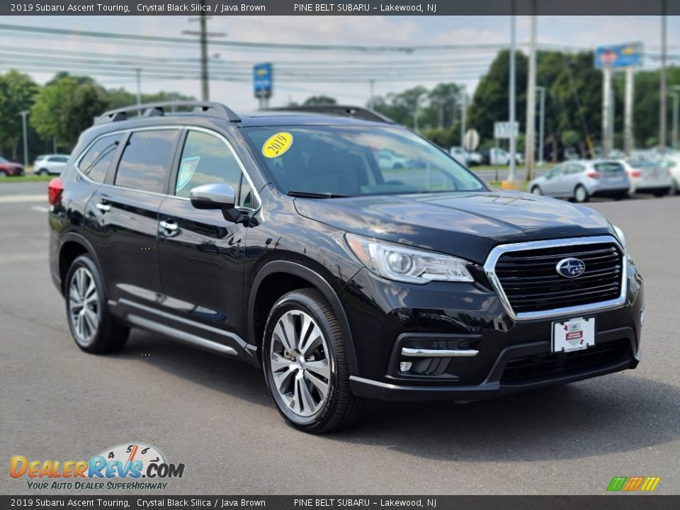 2019 Subaru Ascent Touring Crystal Black Silica / Java Brown Photo #23