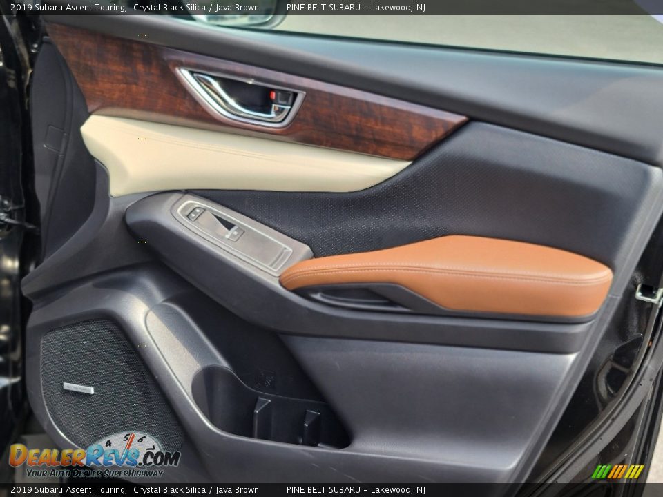 2019 Subaru Ascent Touring Crystal Black Silica / Java Brown Photo #26