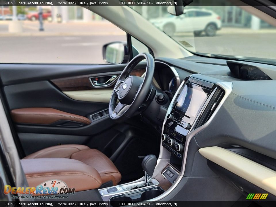 2019 Subaru Ascent Touring Crystal Black Silica / Java Brown Photo #27