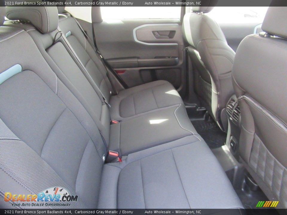 Rear Seat of 2021 Ford Bronco Sport Badlands 4x4 Photo #14