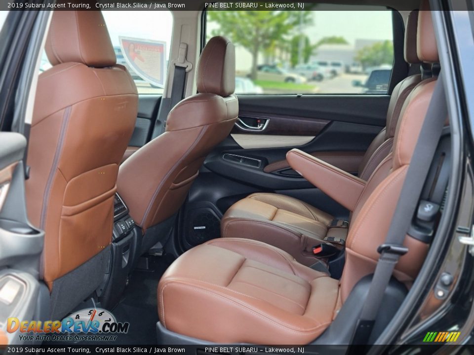 2019 Subaru Ascent Touring Crystal Black Silica / Java Brown Photo #34