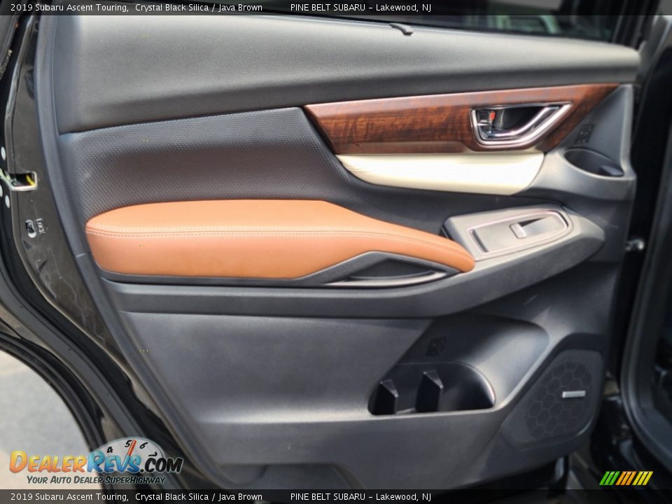 2019 Subaru Ascent Touring Crystal Black Silica / Java Brown Photo #35