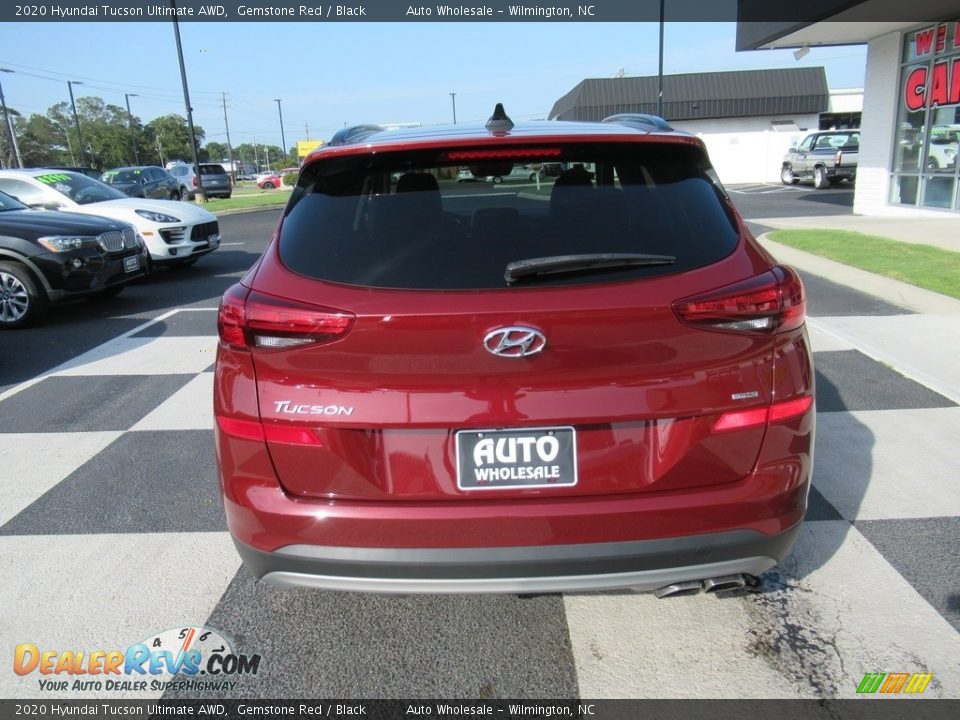 2020 Hyundai Tucson Ultimate AWD Gemstone Red / Black Photo #4