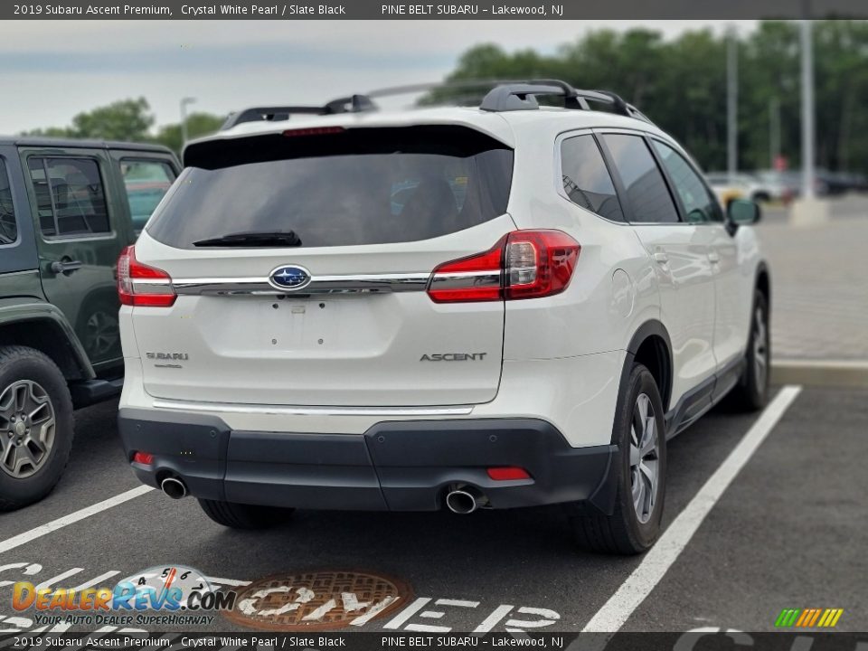 2019 Subaru Ascent Premium Crystal White Pearl / Slate Black Photo #5