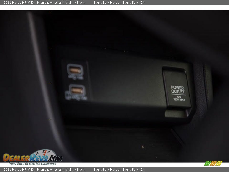 2022 Honda HR-V EX Midnight Amethyst Metallic / Black Photo #22