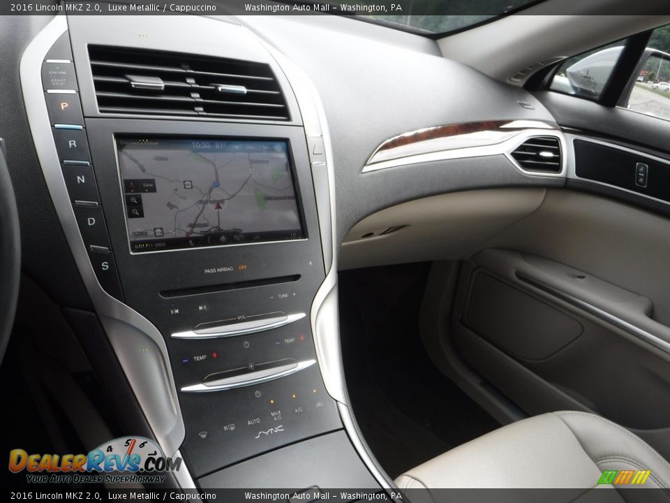 2016 Lincoln MKZ 2.0 Luxe Metallic / Cappuccino Photo #9