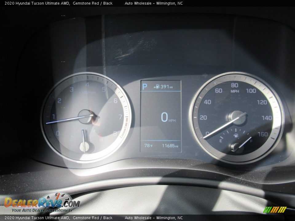 2020 Hyundai Tucson Ultimate AWD Gemstone Red / Black Photo #16
