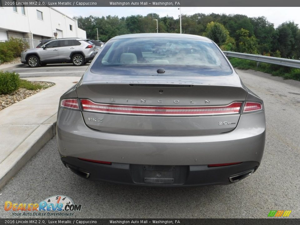 2016 Lincoln MKZ 2.0 Luxe Metallic / Cappuccino Photo #15