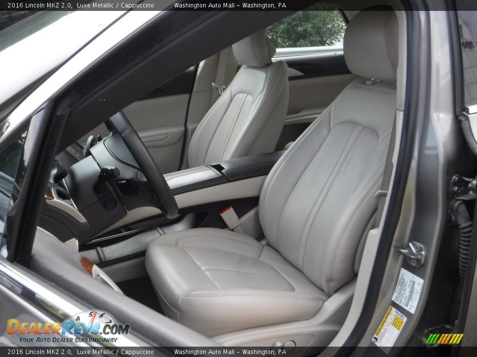 Front Seat of 2016 Lincoln MKZ 2.0 Photo #23