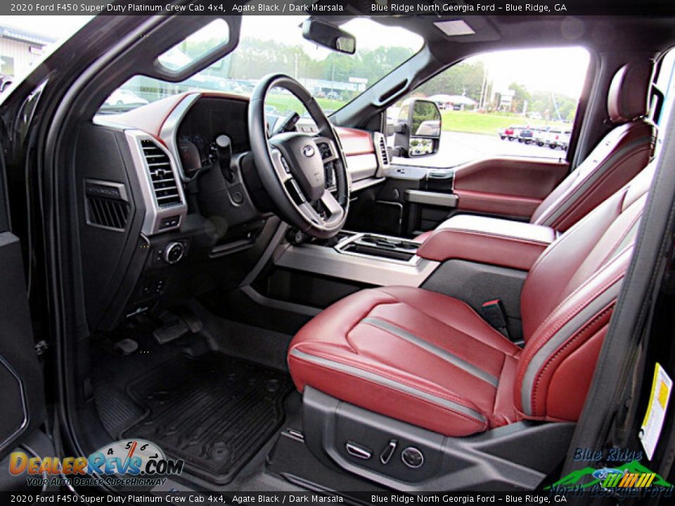 Dark Marsala Interior - 2020 Ford F450 Super Duty Platinum Crew Cab 4x4 Photo #11