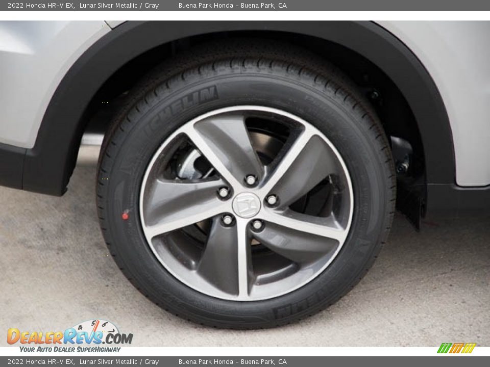 2022 Honda HR-V EX Lunar Silver Metallic / Gray Photo #10