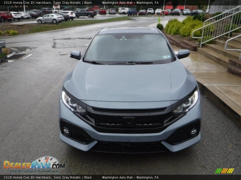 2018 Honda Civic EX Hatchback Sonic Gray Metallic / Black Photo #9
