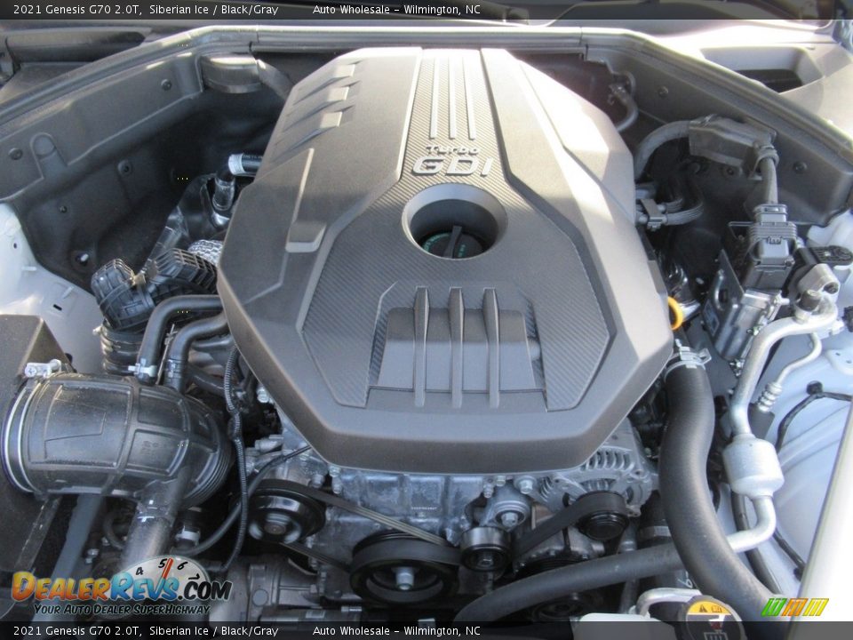 2021 Genesis G70 2.0T 2.0 Liter Turbocharged DOHC 16-Valve VVT 4 Cylinder Engine Photo #6