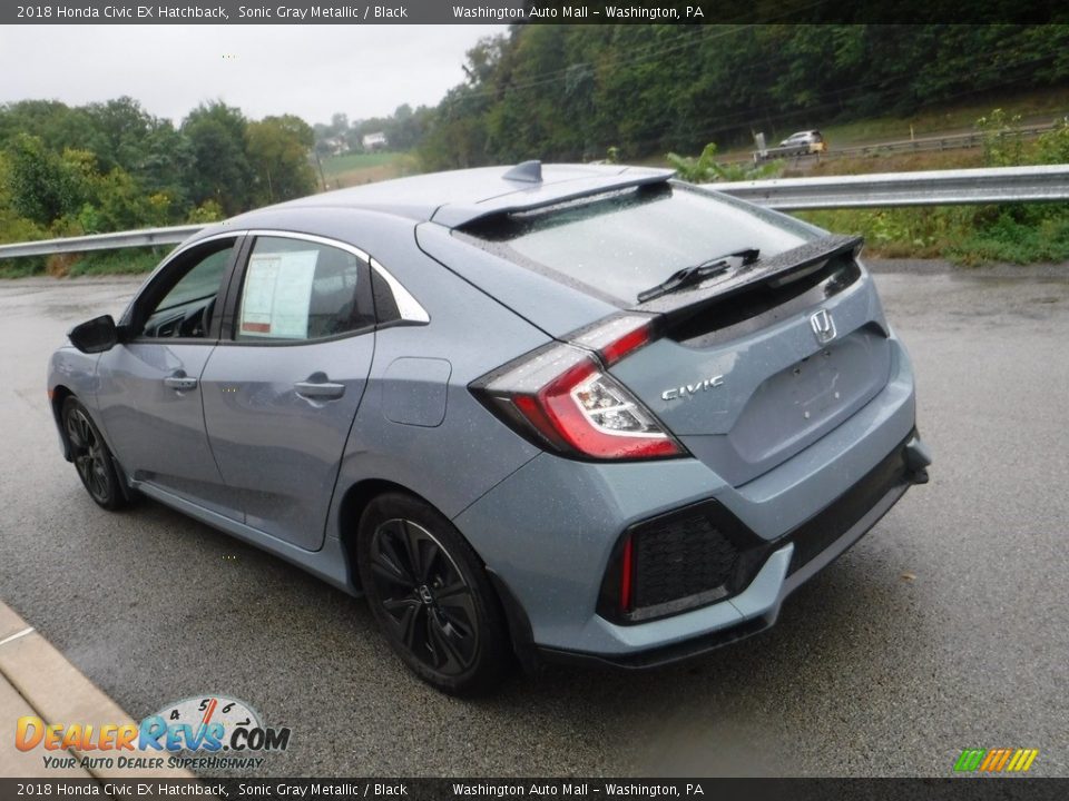 2018 Honda Civic EX Hatchback Sonic Gray Metallic / Black Photo #12