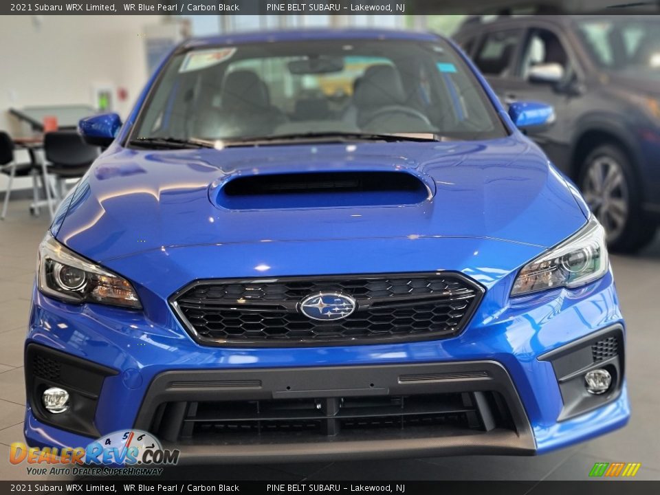 2021 Subaru WRX Limited WR Blue Pearl / Carbon Black Photo #3