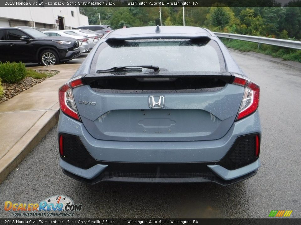 2018 Honda Civic EX Hatchback Sonic Gray Metallic / Black Photo #13