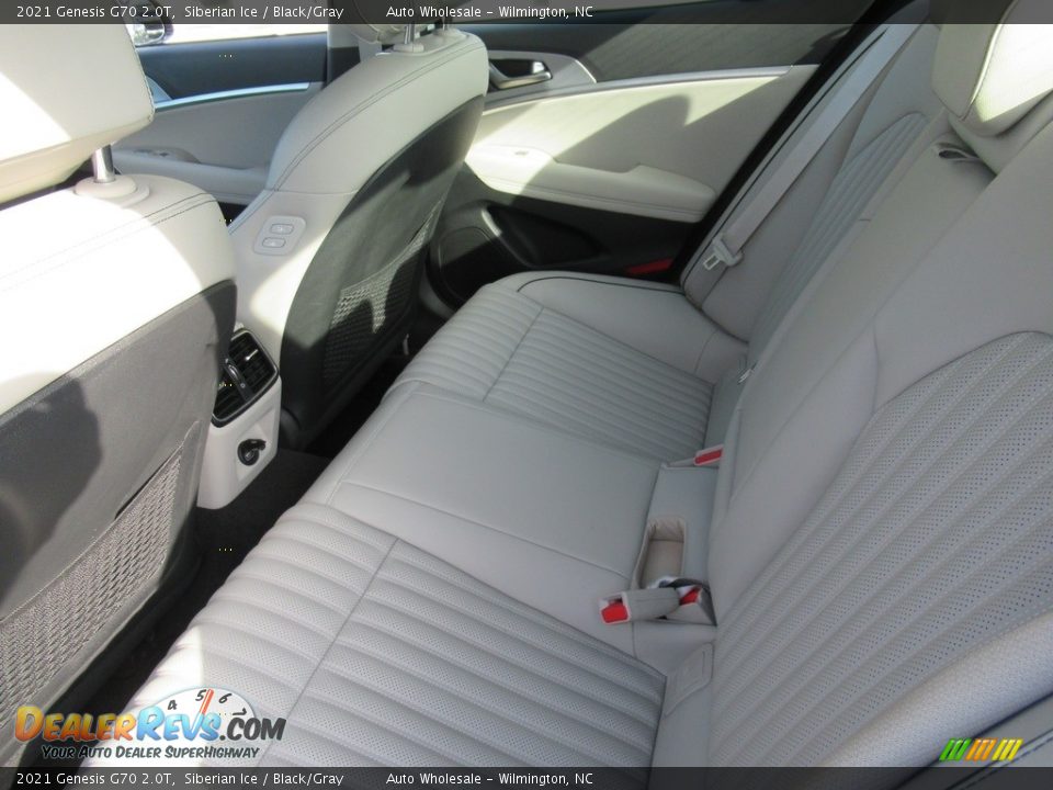 Rear Seat of 2021 Genesis G70 2.0T Photo #12