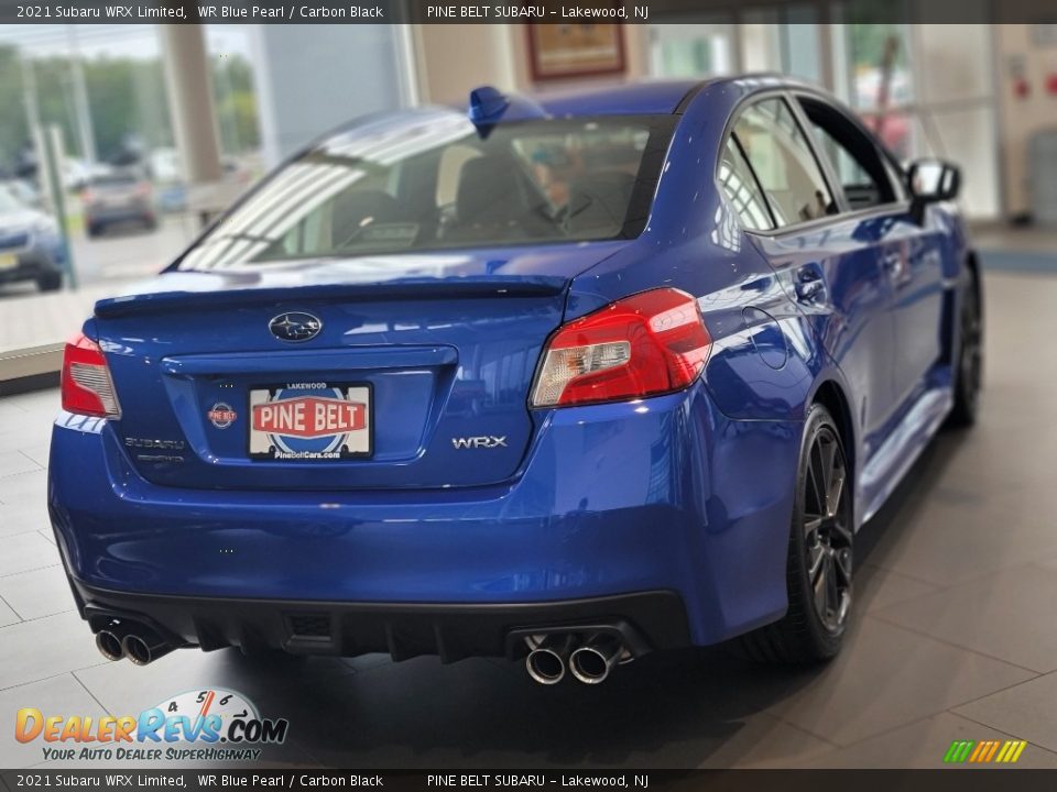 2021 Subaru WRX Limited WR Blue Pearl / Carbon Black Photo #7