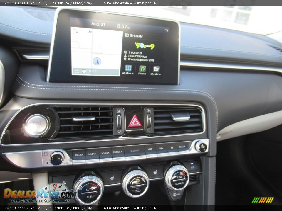 Controls of 2021 Genesis G70 2.0T Photo #17