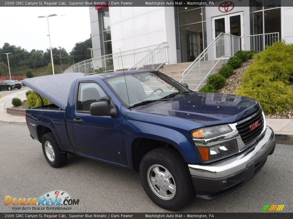 2006 GMC Canyon SL Regular Cab Superior Blue Metallic / Dark Pewter Photo #1