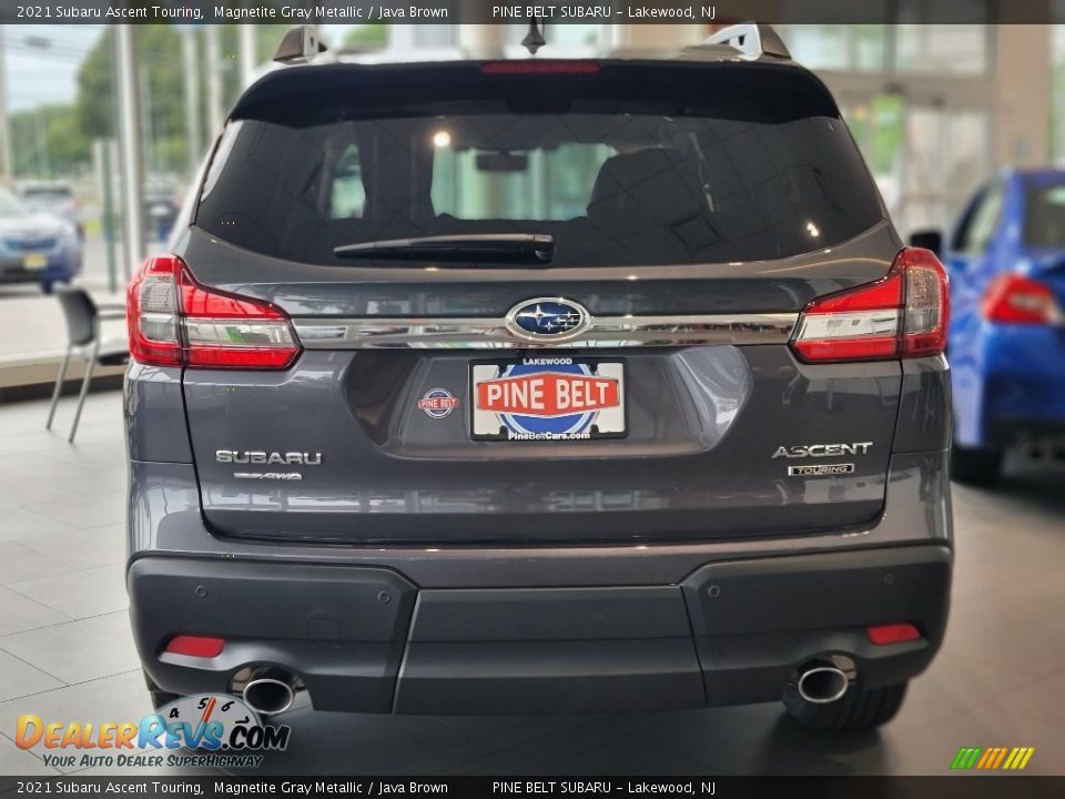 2021 Subaru Ascent Touring Magnetite Gray Metallic / Java Brown Photo #6