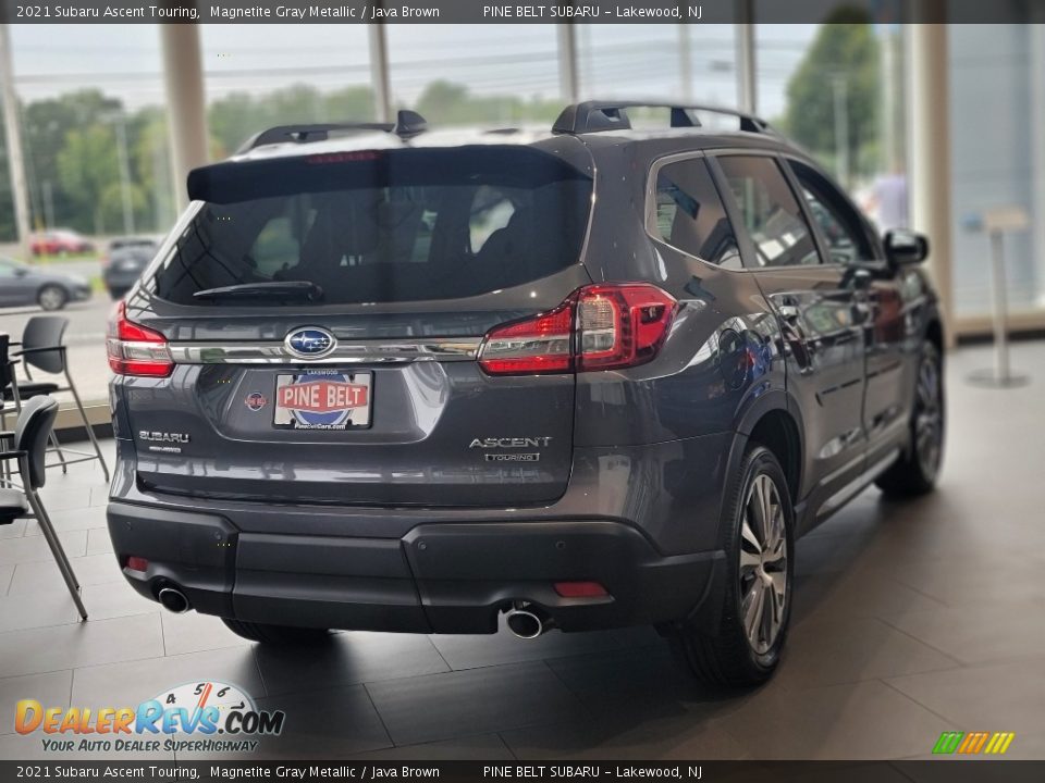 2021 Subaru Ascent Touring Magnetite Gray Metallic / Java Brown Photo #7