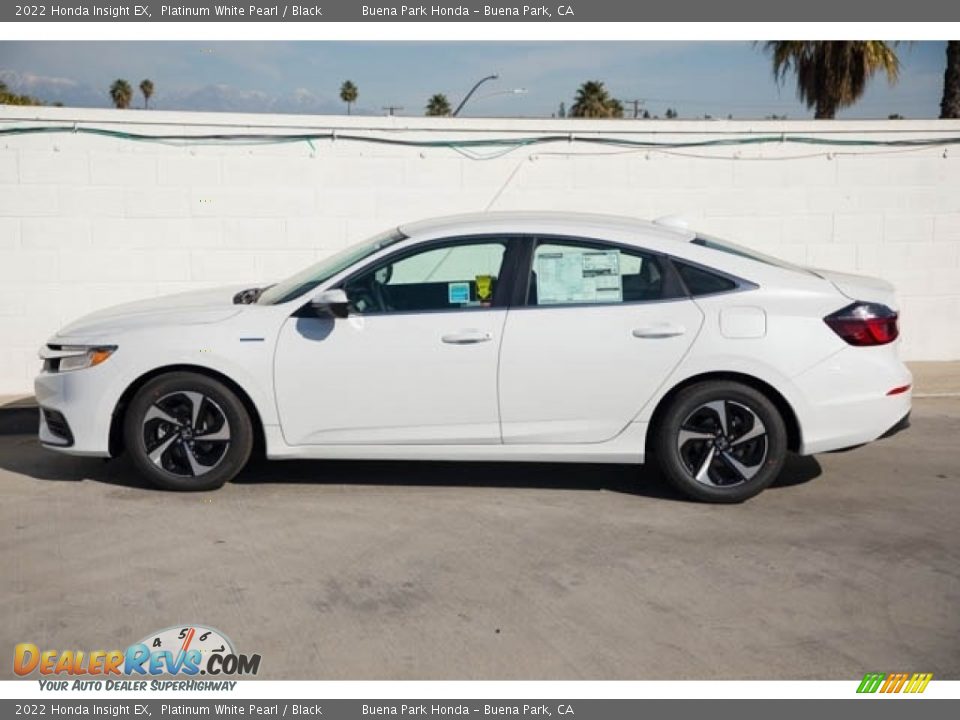 2022 Honda Insight EX Platinum White Pearl / Black Photo #6