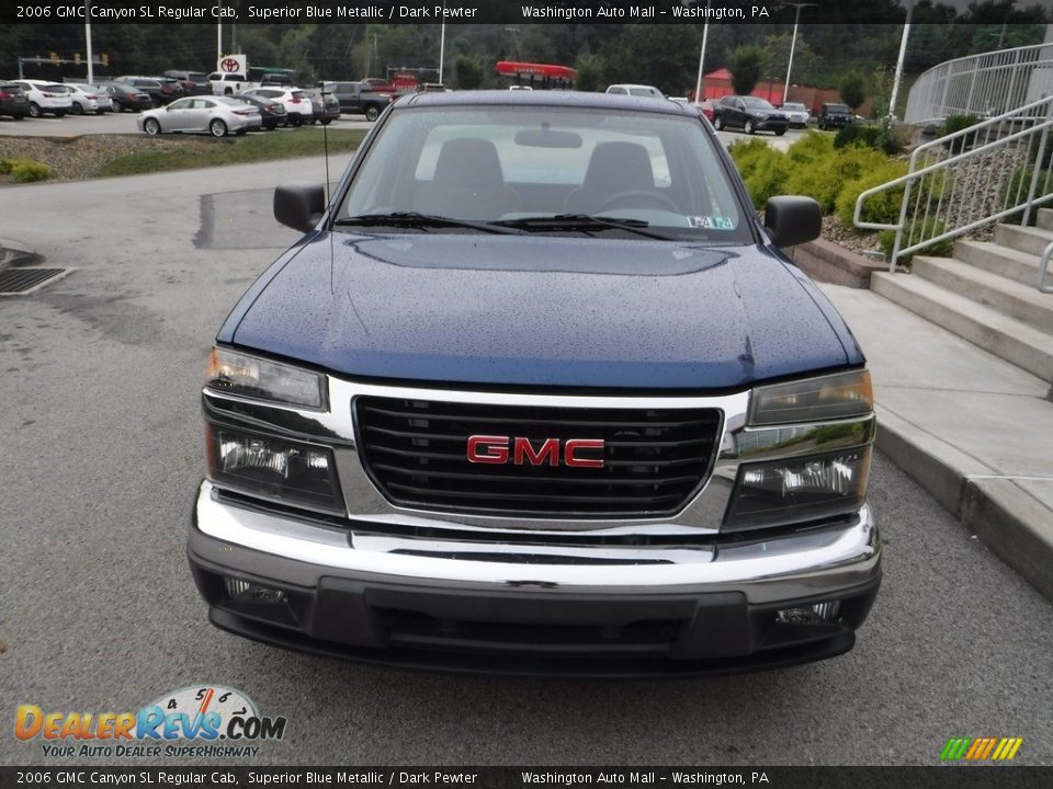 2006 GMC Canyon SL Regular Cab Superior Blue Metallic / Dark Pewter Photo #9