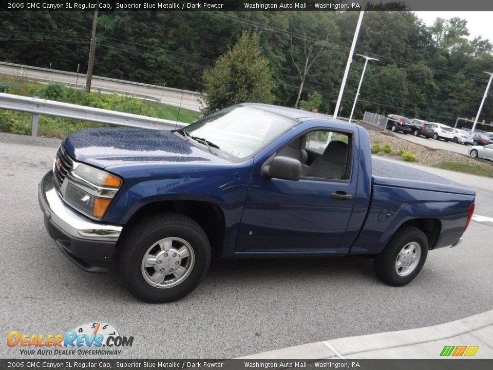 2006 GMC Canyon SL Regular Cab Superior Blue Metallic / Dark Pewter Photo #11