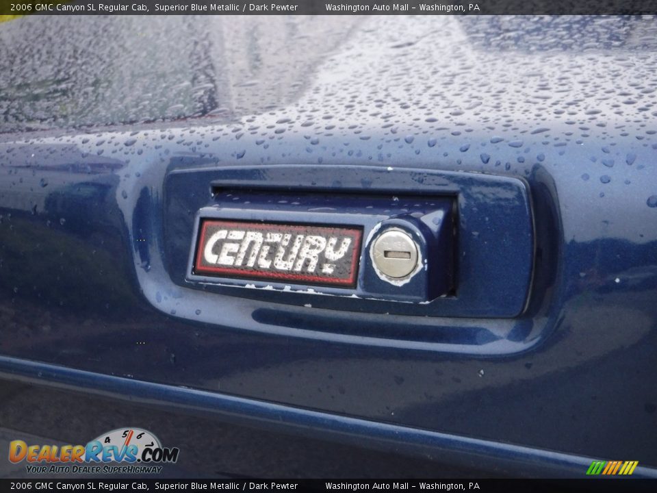 2006 GMC Canyon SL Regular Cab Superior Blue Metallic / Dark Pewter Photo #15