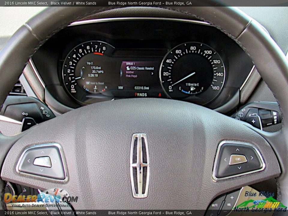 2016 Lincoln MKC Select Black Velvet / White Sands Photo #17