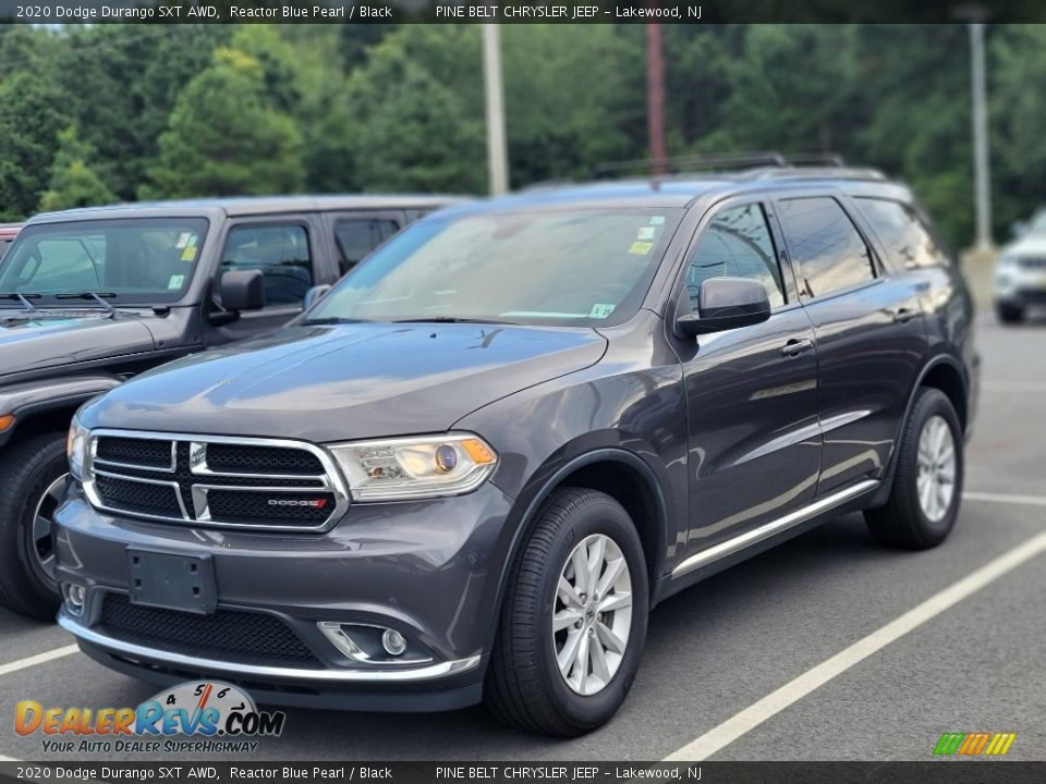 2020 Dodge Durango SXT AWD Reactor Blue Pearl / Black Photo #1