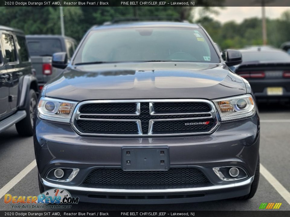 2020 Dodge Durango SXT AWD Reactor Blue Pearl / Black Photo #2